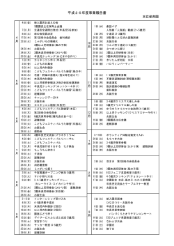 H26年度 事業報告