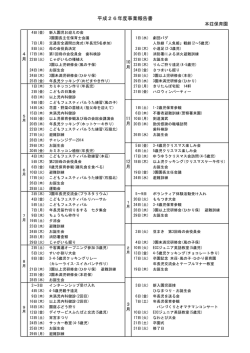 H26年度 事業報告