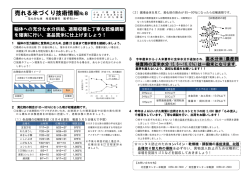 H27.売れる米づくり技術情報 No.8
