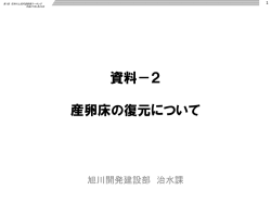 資料－2 産卵床の復元について