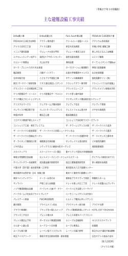 主な避難設備工事実績