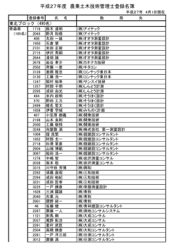 東北 - 土地改良測量設計技術協会