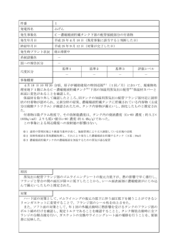 件番 1 発電所名 ふげん 発生事象名 C－濃縮廃液貯蔵タンク下部の