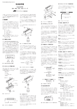 取扱説明書 CentreCOM 100、200