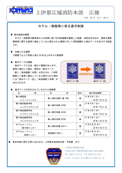 ホテル・旅館等に係る表示制度
