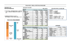 貸借対照表の年度別推移