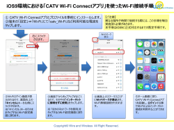 iOS9環境における「CATV Wi