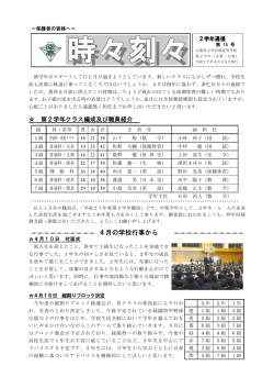 時々刻々 - 山梨県立甲府南高等学校
