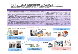 ITネットワークによる遠隔診療事業モデルについて
