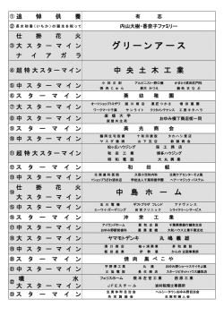 花火大会プログラム