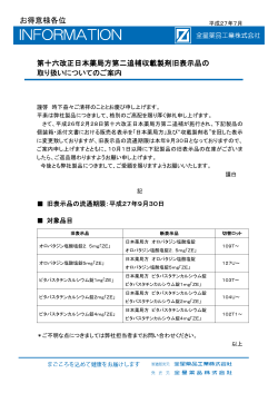 第十六改正日本薬局方第二追補収載製剤 第十六改正日本薬局方第二