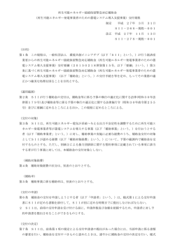再生可能エネルギー接続保留緊急対応補助金 （再生可能エネルギー