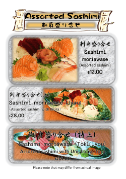 Assorted Sashimi