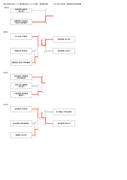 第34回全日本ジュニア選手権大会（ジュニアの部） 奈良県予選 2015年
