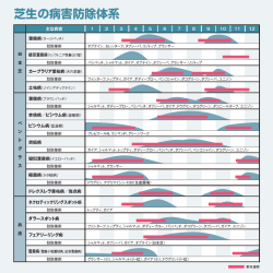 芝生の病害管理体系