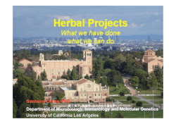 Herbal Projects