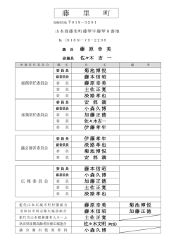 委員会等別