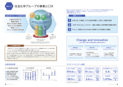 住友化学 CSRレポート 2015