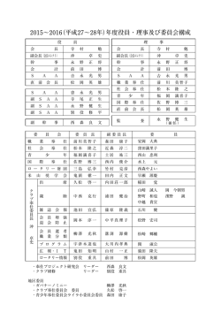 委員会構成（PDF）