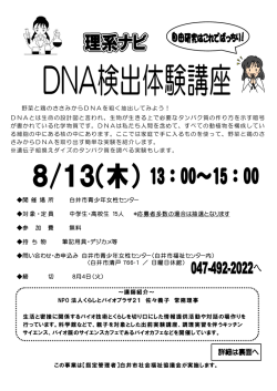 野菜と鶏のささみからDNAを粗く抽出してみよう！