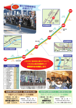 箱根駅伝観戦新年会【横浜駅前会場】 大型テレビで