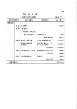 H26年度 財産目録（PDF）