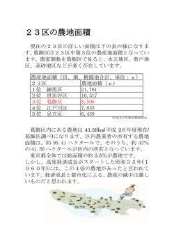 葛飾区について