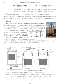 ペトロラタム被覆工法におけるチタンカバーと FRP カバーの耐