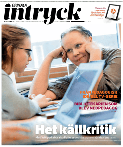 Het k&auml;llkritik - SLI Education