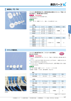 表示パーツ - Misumi