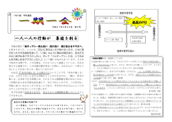 一人一人の行動が 集団を創る