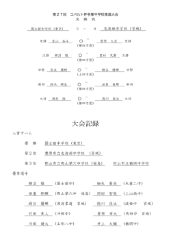 試合結果 PDFファイル