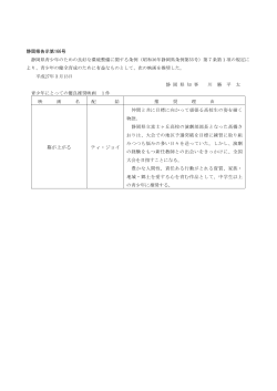 静岡県告示第166号（PDF）