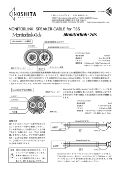 Monitorlink Speaker&Line Cables