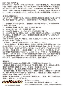 DSP-R8Hシンセサイザー受信機72MHz