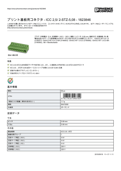 プリント基板用コネクタ - ICC 2,5/ 2-STZ-5,08