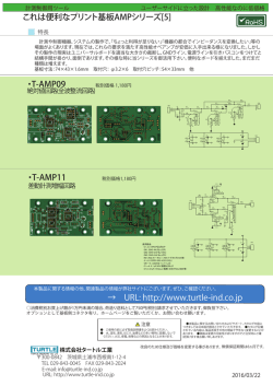 ・T-AMP09 ・T-AMP11 これは便利なプリント基板AMP