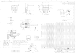 DIMENSIONS FOR P.C. BOARD プリント基板取付