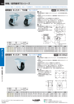 単輪／超荷重用TSシリーズ
