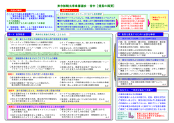 東京都観光事業審議会・答申【提言の概要】