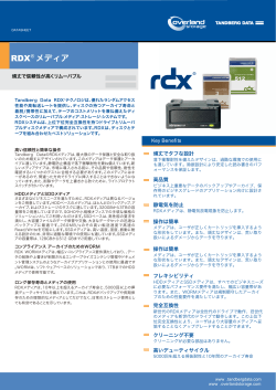 RDX® メディア
