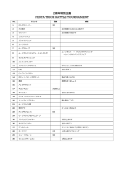 規定トリックリストはこちら