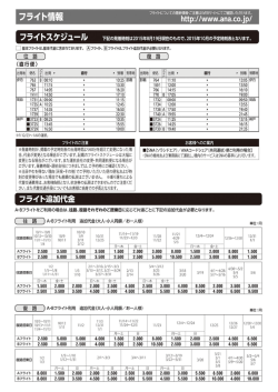 フライト情報