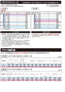 ロ基本フライトは、基本代金に含まれております。 [ 罰 ”ープレミアムクラス