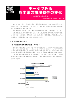 1．県民の就業構造の変化 ∼第 3 次産業の就業者数が大きく伸びる