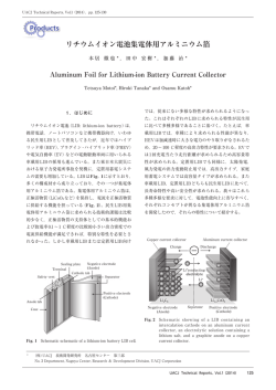 リチウムイオン電池集電体用アルミニウム箔