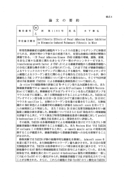 論 文 の 要 約