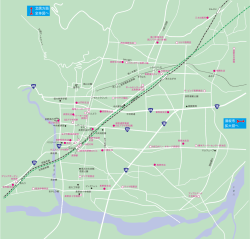 北信方面 全体図へ 須坂市 拡大図へ