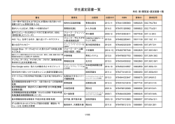 学生選定図書一覧 - 九州産業大学図書館