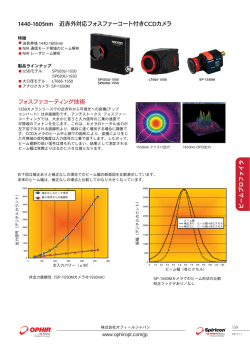 1440-1605nm 近赤外対応フォスファーコート付きCCDカメラ フォスファ